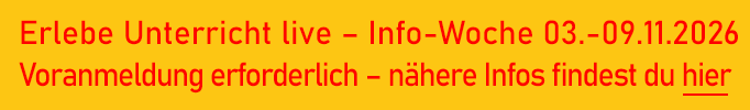 Ankündigung Info-Woche im Nov 2026